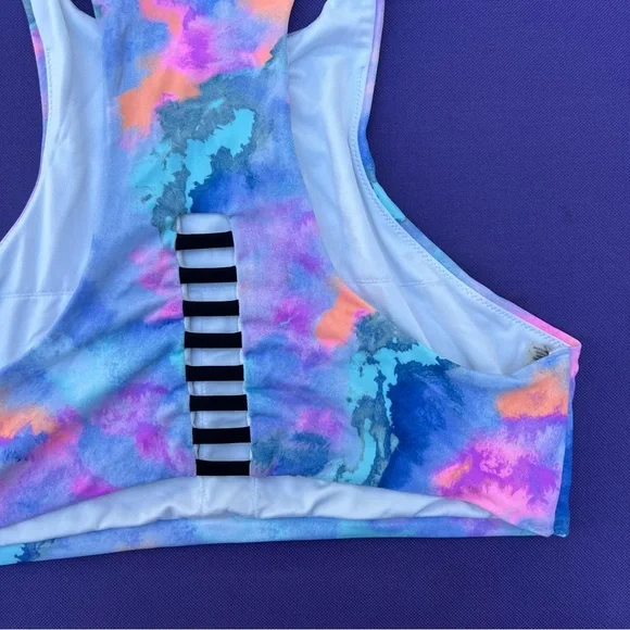VS PINK Colorful Tie-Dye Sports Bra/Bralette - Picture 8 of 14